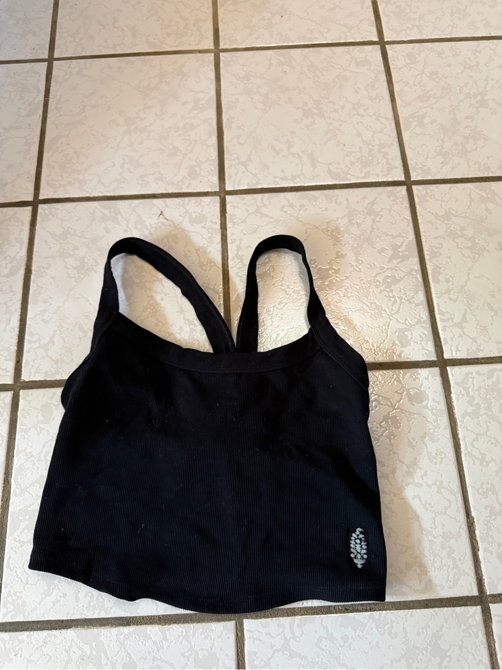 Free People Movement Black Bralette Tank M/L